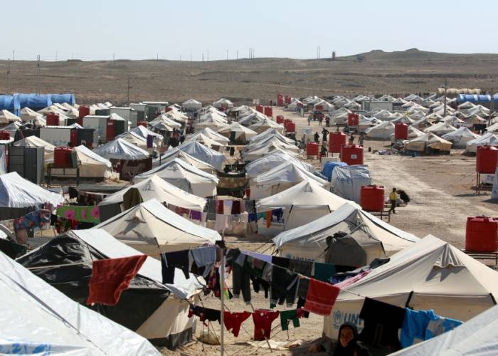 مخيم الهول شمال شرق سوريا