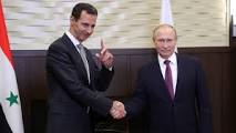 رئيس النظام السوري بشار الأشد مع الرئيس الروسي فلاديمير بوتين