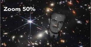 صورة الكون كما نشرتها ناسا وأضيفت لها صورة حافظ الأسد