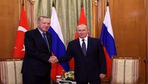 الرئيسان رجب طيب أوردوغان والروسي فلاديمير بوتين