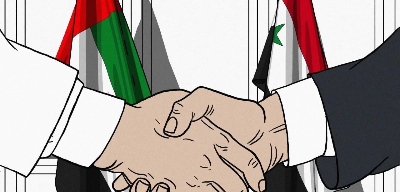 صورة تعبيرية للتطبيع  العربي مع نظام الأسد(انترنت)