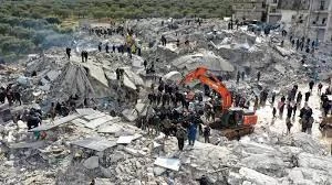 جانب من الزلزال المدمر في تركيا وسوريا