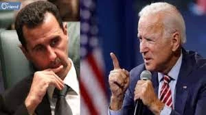 الرئيس الأمريكي جو بايدن ورئيس النظام السوري بشار الأسد
