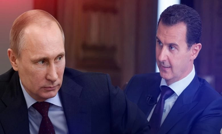 بشار الأسد و الرئيس الروسي فلاديمير بوتين
